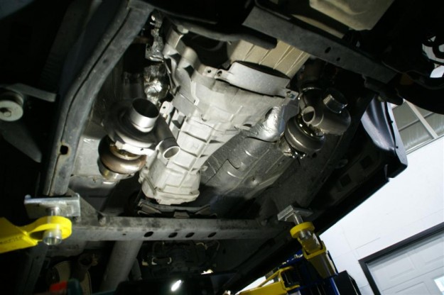 SRT10 Turbos are mounted