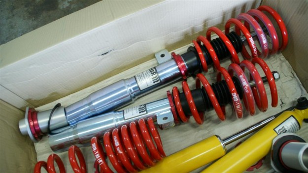 Coilover install on our 2009 M3: