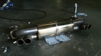 911 Turbo muffler install!