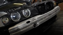 Some body work and facelifting on an E39 540i!