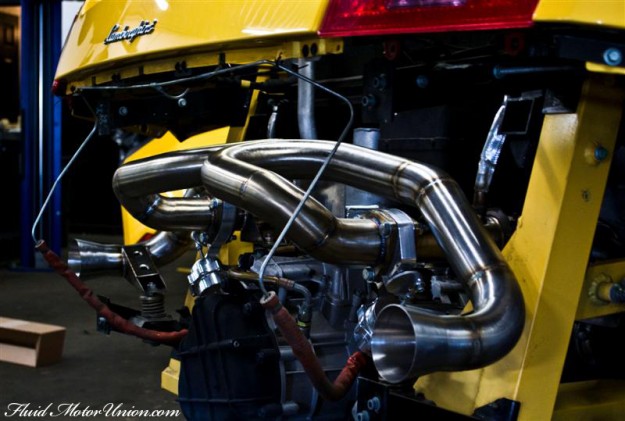 Fluid MotorUnion Gallardo Exhaust Update!