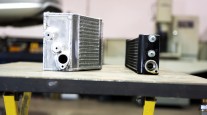 C63 Fabrication:  Oil Cooler