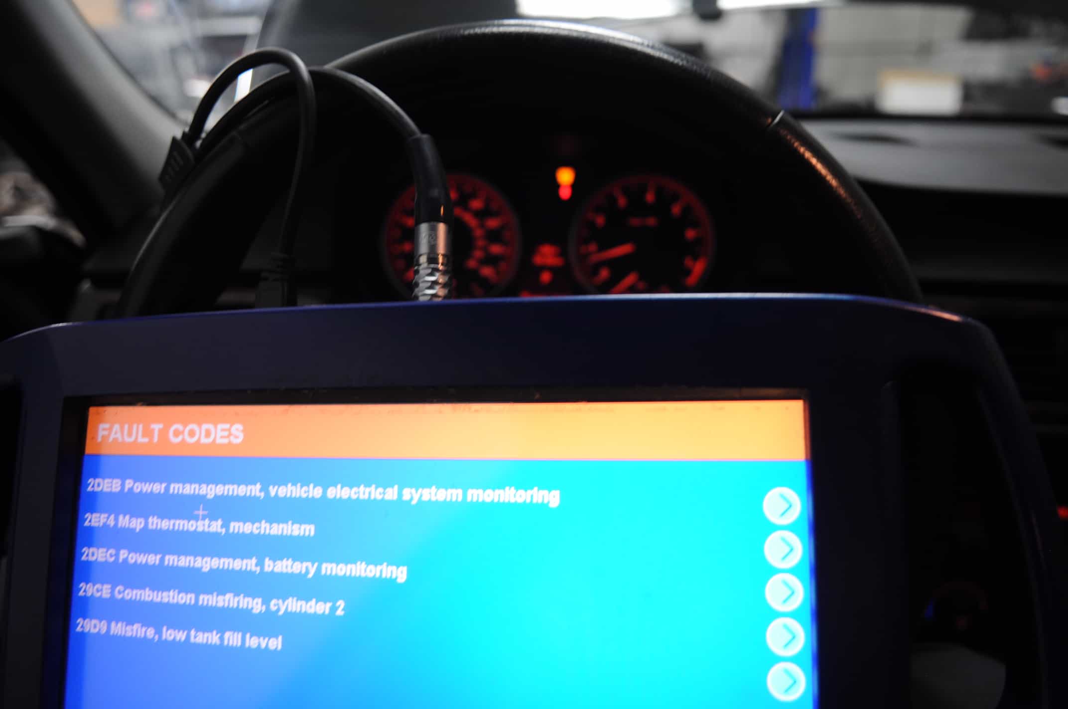 obd reader code p0306