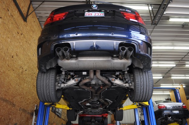 BMW X5M Exhaust : Custom Fabrication by Fluid MotorUnion - Car Repair ...