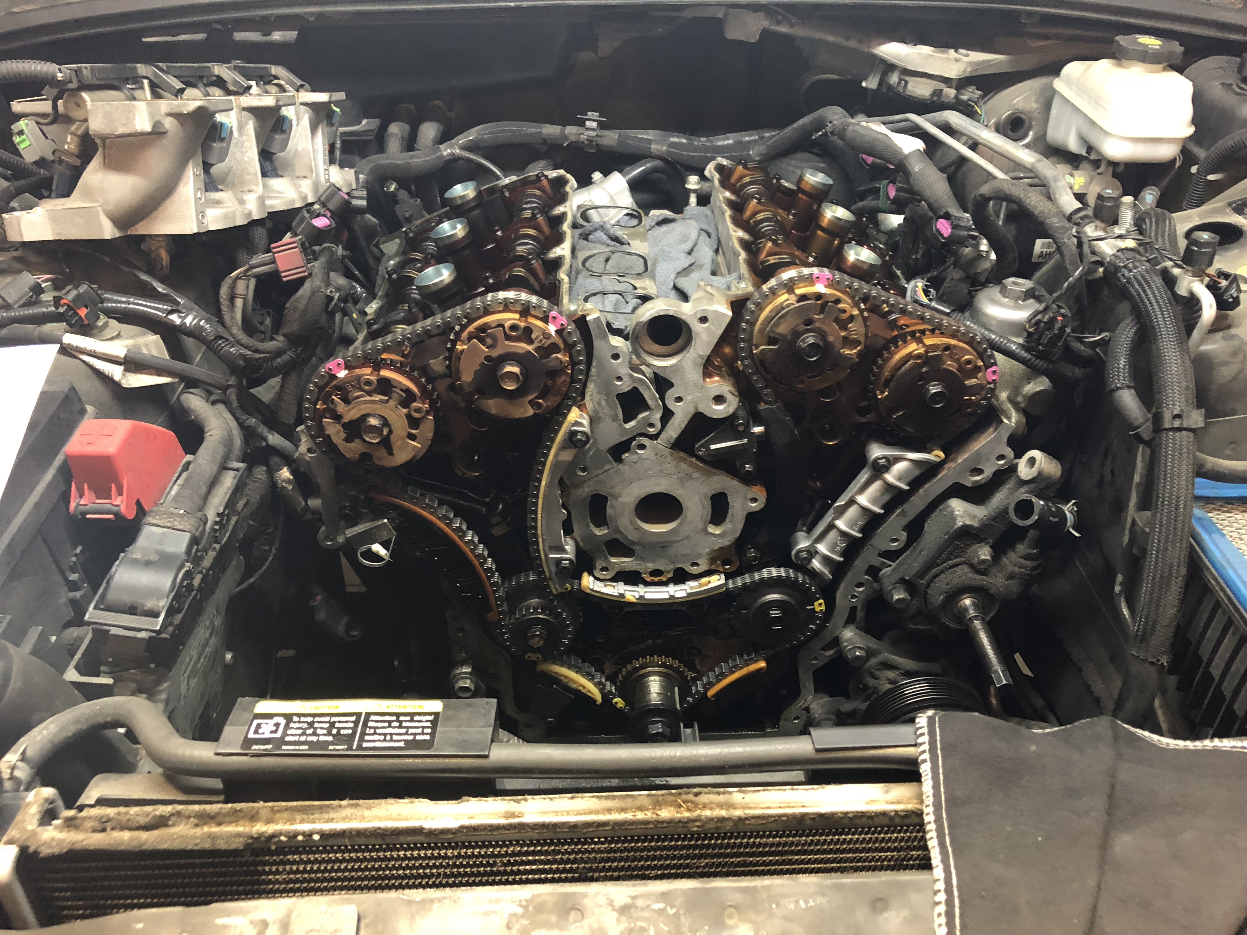 cadillac srx timing chain replacement