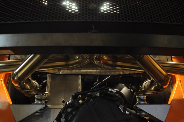 Lamborghini Gallardo Superleggera Exhaust Install - Fluid MotorUnion (9)